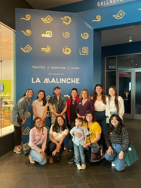 Group of students at La Malinche 