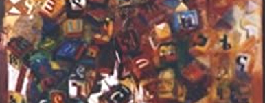 abstract painting from book cover