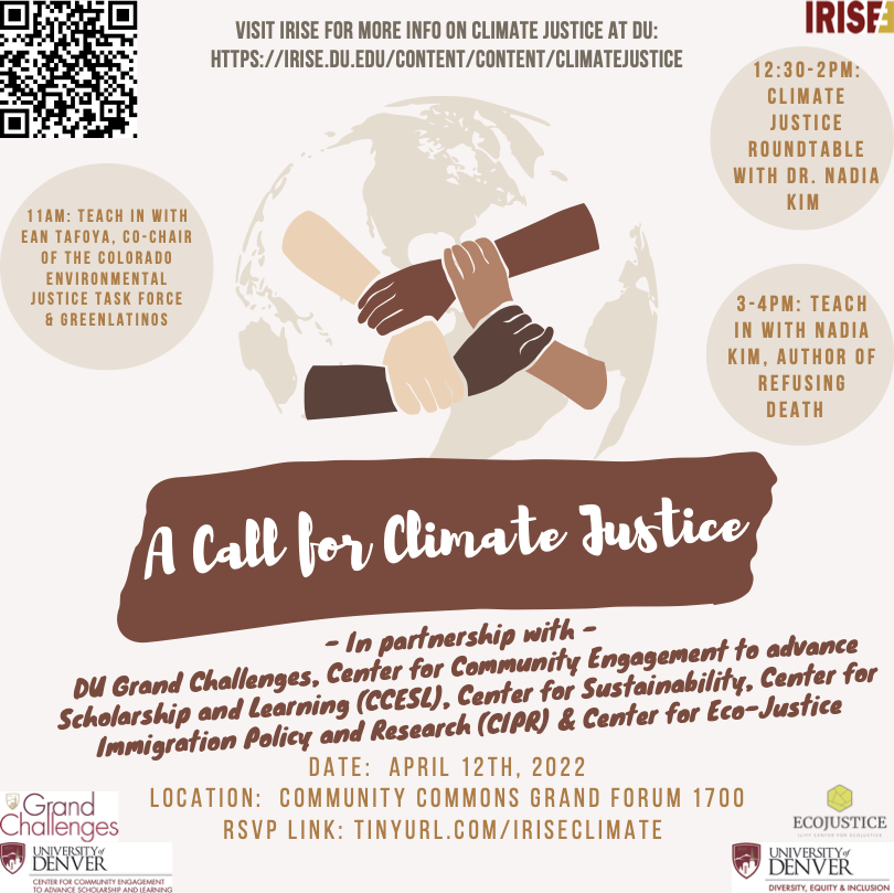 A Call for Climate Justice - IRISE Climate Justice Series 2022