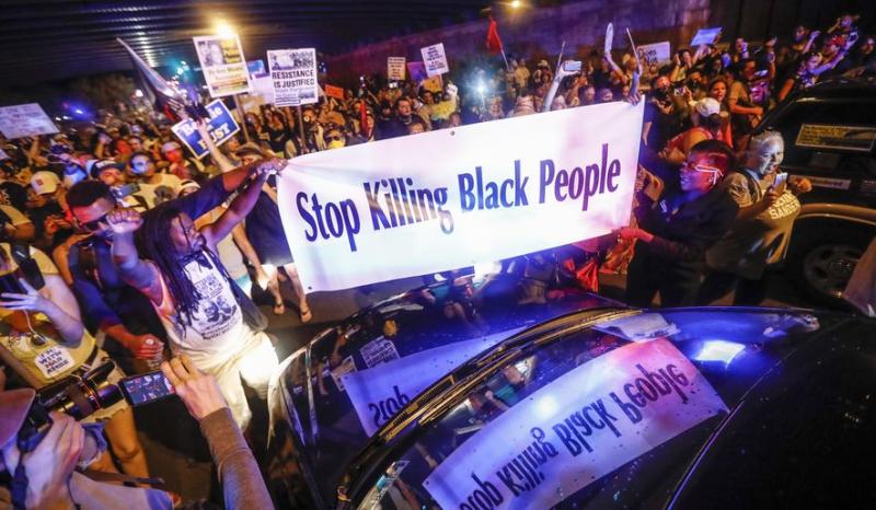 Stop Killing Black People sign